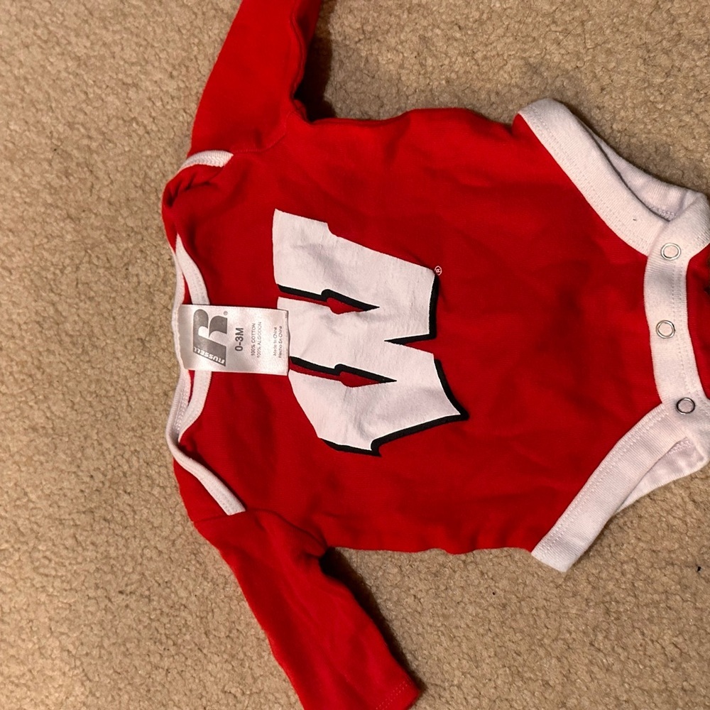 Baby Sports Bodysuit Lot Packers Wisconsin 0β3 Months - Picture 4 of 5